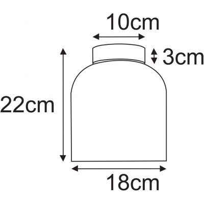 Kaja Inga lampa podsufitowa 1x15 W czarna-grafitowa K-5632