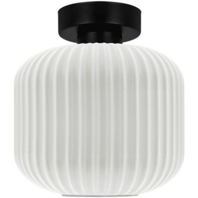 Kaja Sparta lampa podsufitowa 1x15 W biała-czarna K-5642