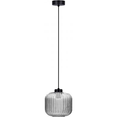 Kaja Campo lampa wisząca 1x15 W czarna-grafitowa K-5660