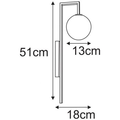 Kaja Tores kinkiet 1x10 W czarny-grafitowy K-5773