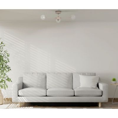 Kaja Casoli lampa podsufitowa 3x10 W przezroczysta-beżowa K-5710