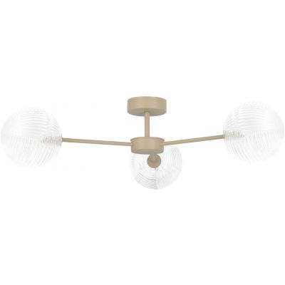 Kaja Casoli lampa podsufitowa 3x10 W przezroczysta-beżowa K-5710