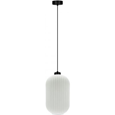 Kaja Vilar lampa wisząca 1x15 W biała-czarna K-5731