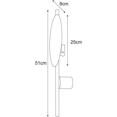 Kaja Talar kinkiet 1x10 W beżowy K-5803