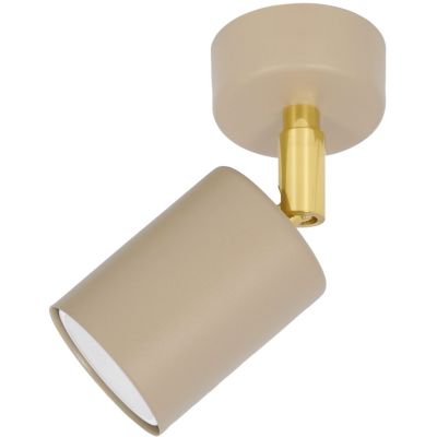 Kaja Mati lampa podsufitowa 1x10 W złota-beżowa k-5820
