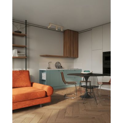 Kaja Mati lampa podsufitowa 3x10 W złota-beżowa K-5822