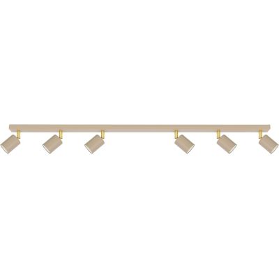 Kaja Mati lampa podsufitowa 6x10 W złota-beżowa K-5824