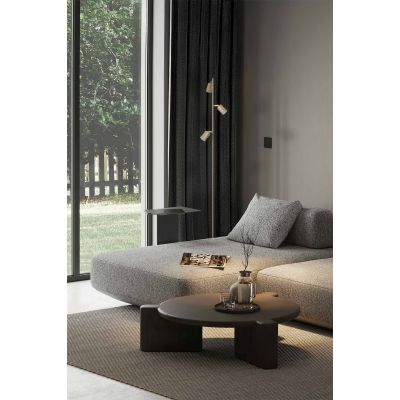 Kaja Mati lampa stojąca 3x10 W złota-beżowa K-5825