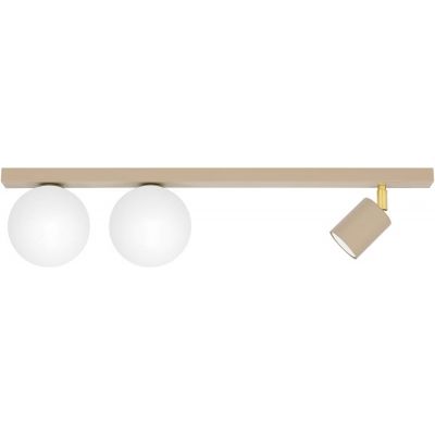 Kaja Aspa lampa podsufitowa 3x10 W biała-złota-beżowa K-5830