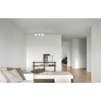 Kaja Aspa lampa podsufitowa 5x10 W biała-złota-beżowa K-5831