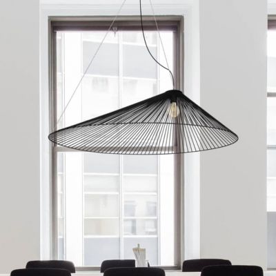 Kaja Peak lampa wisząca 1x60W czarna KP-10