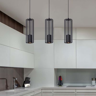 Kaja Falcon lampa wisząca 3x10W czarna K-4931
