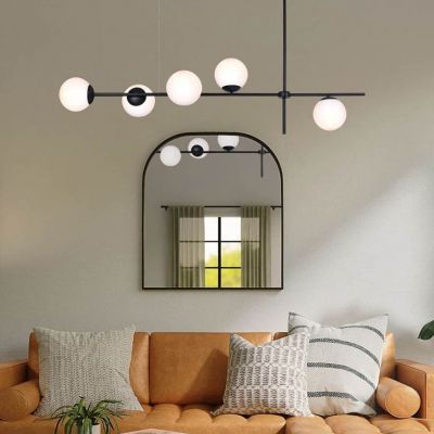 Kaja Vuelta lampa wisząca 5x40 W biała-czarna K-4738
