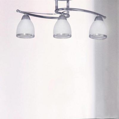 Kaja Samira lampa podsufitowa 3x40W chrom/szkło białe K-JSL-8090/3CHR