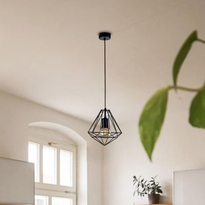 Kaja Marko lampa wisząca 1x60W czarna K-4018