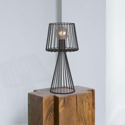 Kaja Soul Black lampa stołowa 1x60W czarna K-4642
