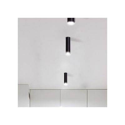 Kaja Mile Black lampa podsufitowa 1x10W LED czarna K-4405