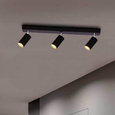 Kaja Monti lampa podsufitowa 3x10W LED czarna K-4727