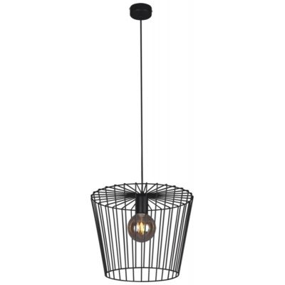 Kaja Soul Black lampa wisząca 1x60W czarna K-4641