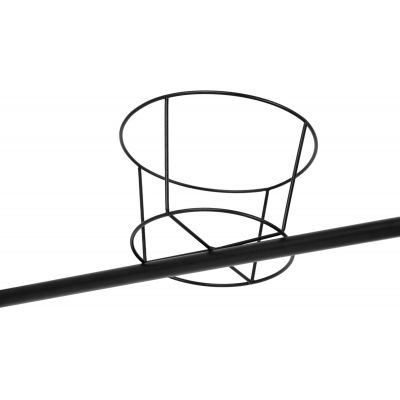 Kaja Rocco lampa wisząca 5x10 W czarna K-4757