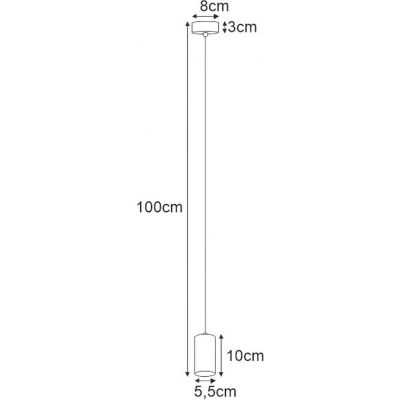 Kaja Puerto lampa wisząca 1x10W LED czarna K-4895