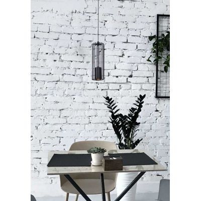 Kaja Falcon lampa wisząca 1x10W czarna K-4930