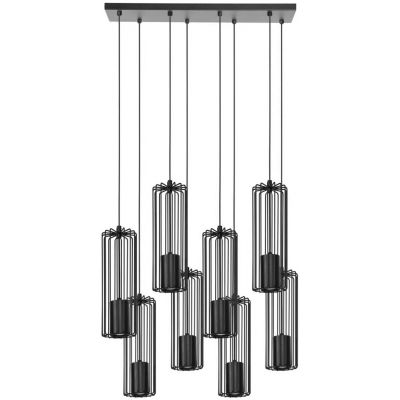 Kaja Falcon lampa wisząca 8x10W czarna K-4933