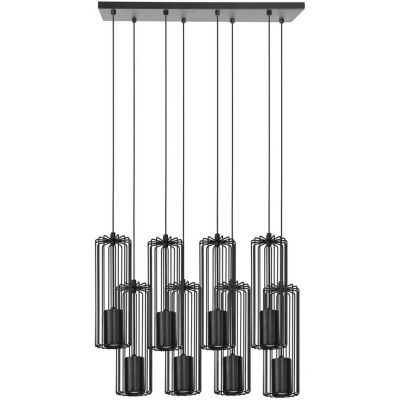 Kaja Falcon lampa wisząca 8x10W czarna K-4933