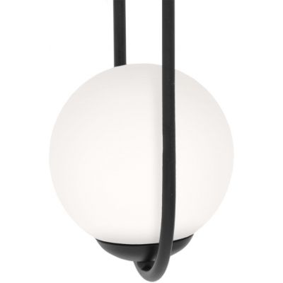 Kaja Parva lampa wisząca 2x40W czarna/biała K-5101