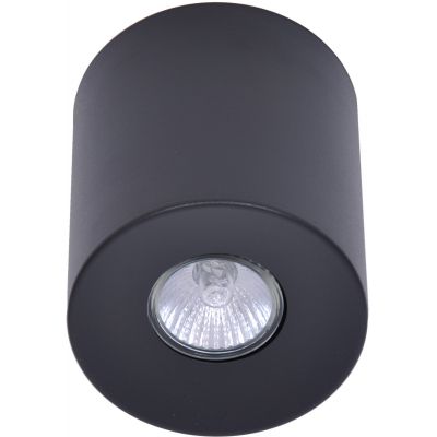 Kaja Horn lampa podsufitowa 1x10W LED czarny K-5130