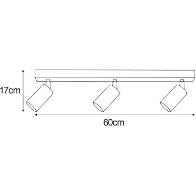 Kaja Polo lampa podsufitowa 3x10W LED złoty/czarny K-5142