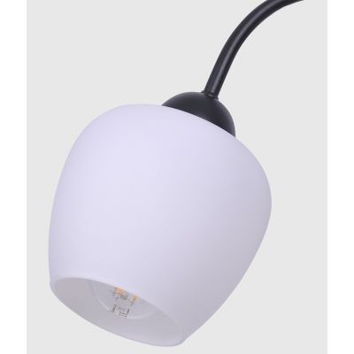 Kaja Bella lampa podsufitowa 3x60W czarny/biały K-5185