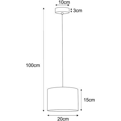 Kaja Nicea lampa wisząca 1x40W czarny/złoty K-5200