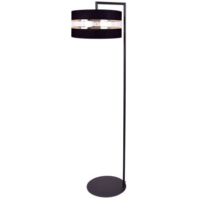 Kaja Nicea lampa stojąca 1x40W czarny/złoty K-5205