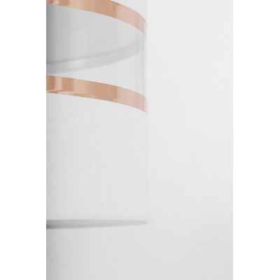 Kaja Victoria lampa stojąca 1x40W biały/złoty K-5215