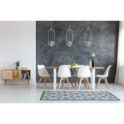 Kaja Arlena lampa wisząca 1x40 W biała K-5302