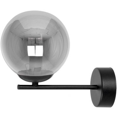 Kaja Gamma kinkiet 1x10 W czarny-grafitowy K-5307