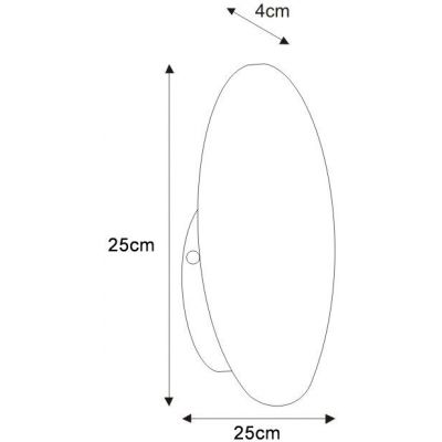 Kaja Pero kinkiet 1x10 W biały K-5321