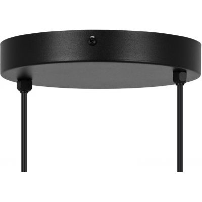 Kaja Vela lampa wisząca 2x40 W czarna-bursztynowa K-5337