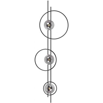 Kaja Astra kinkiet 3x40 W czarny K-5343