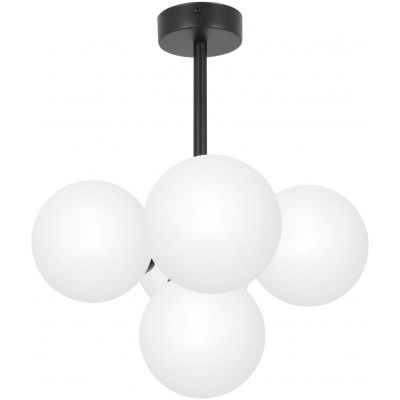 Kaja Inez lampa podsufitowa 5x10 W biała-czarna K-5361