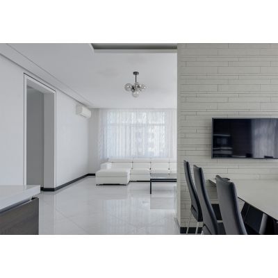 Kaja Megan lampa podsufitowa 5x10 W czarna-grafitowa K-5364