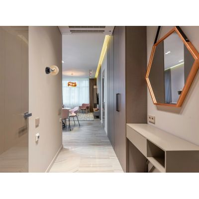 Kaja Piro lampa podsufitowa 1x10 W czarna-bursztynowa K-5366