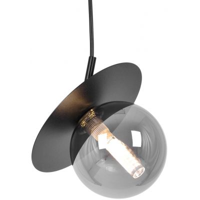 Kaja Fermi lampa wisząca 1x10 W czarna-grafitowa K-5380