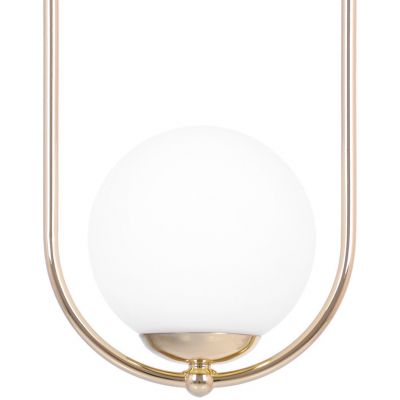 Kaja Ritus lampa wisząca 1x10 W biała-złota K-5391