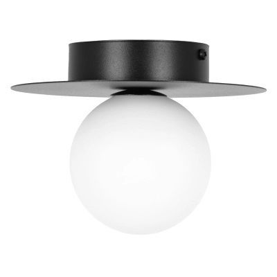 Kaja Robin lampa podsufitowa 1x10 W biała-czarna K-5437