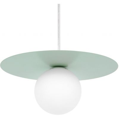 Kaja Robin lampa wisząca 1x10 W biała-miętowa K-5451