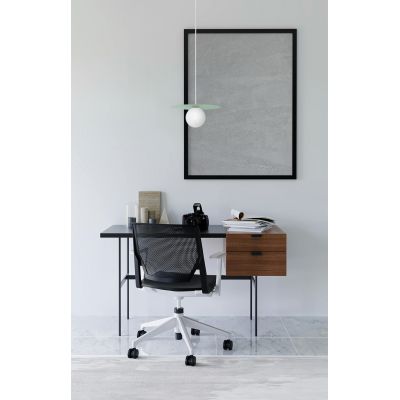 Kaja Robin lampa wisząca 1x10 W biała-miętowa K-5451