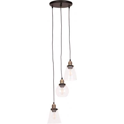 Kaja Samanata lampa wisząca 3x40W czarna K-8036B-3