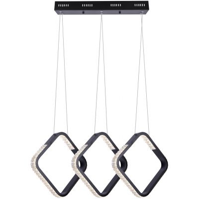 Kaja Hild lampa wisząca 3x54W LED czarna K-8160